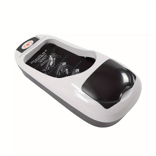 Durable Disposable Shoe Cover Dispenser: Ideal for Homes, Hotels, and Offices, Automatic Shoe Cover Machine with 3 Rolls