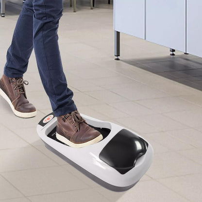 Durable Disposable Shoe Cover Dispenser: Ideal for Homes, Hotels, and Offices, Automatic Shoe Cover Machine with 3 Rolls