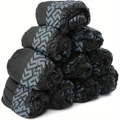 Disposable Shoe Covers, 100 Pack, Non- Woven Fabric, Fits Men' s Size 8. 5 and Women' s 10, Double- Elastic Band