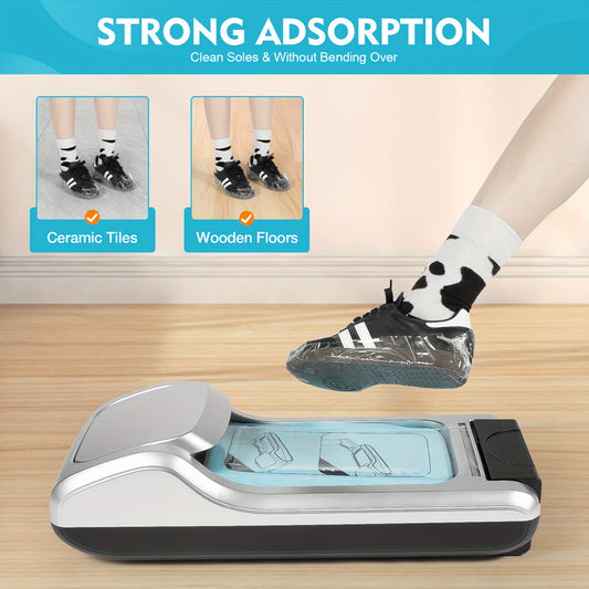 Automatic Shoe Cover Dispenser Overshoe Machine Disposable Anti-skid + Shoe Film